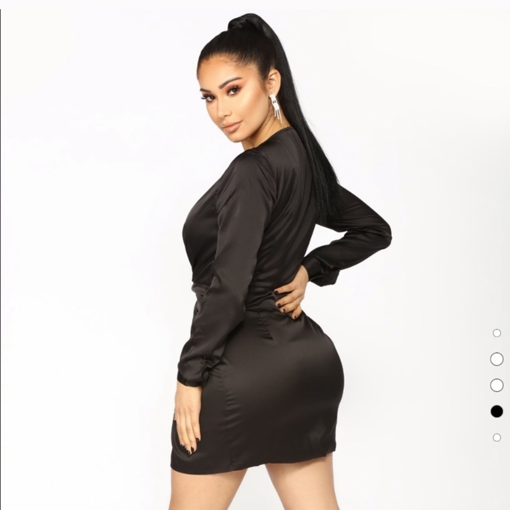 Black fashion nova dress size M